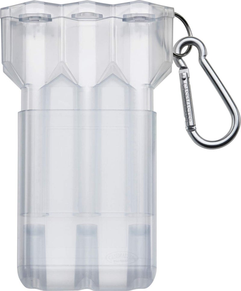 Casemaster by GLD Products Nomad Adjustable Dart Case Clear with Carabiner - Fits Steel and Soft Tip Darts up to 6.5 inches - Image 1